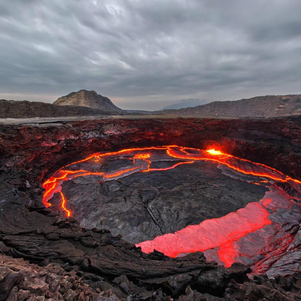 Danakil Depression by Flight and Surface